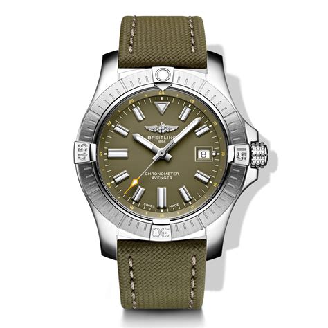 breitling 43 military green.